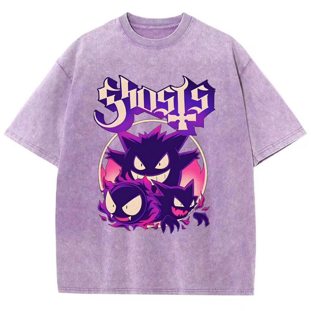 Haunted Ghosts Vintage Distressed T-shirt