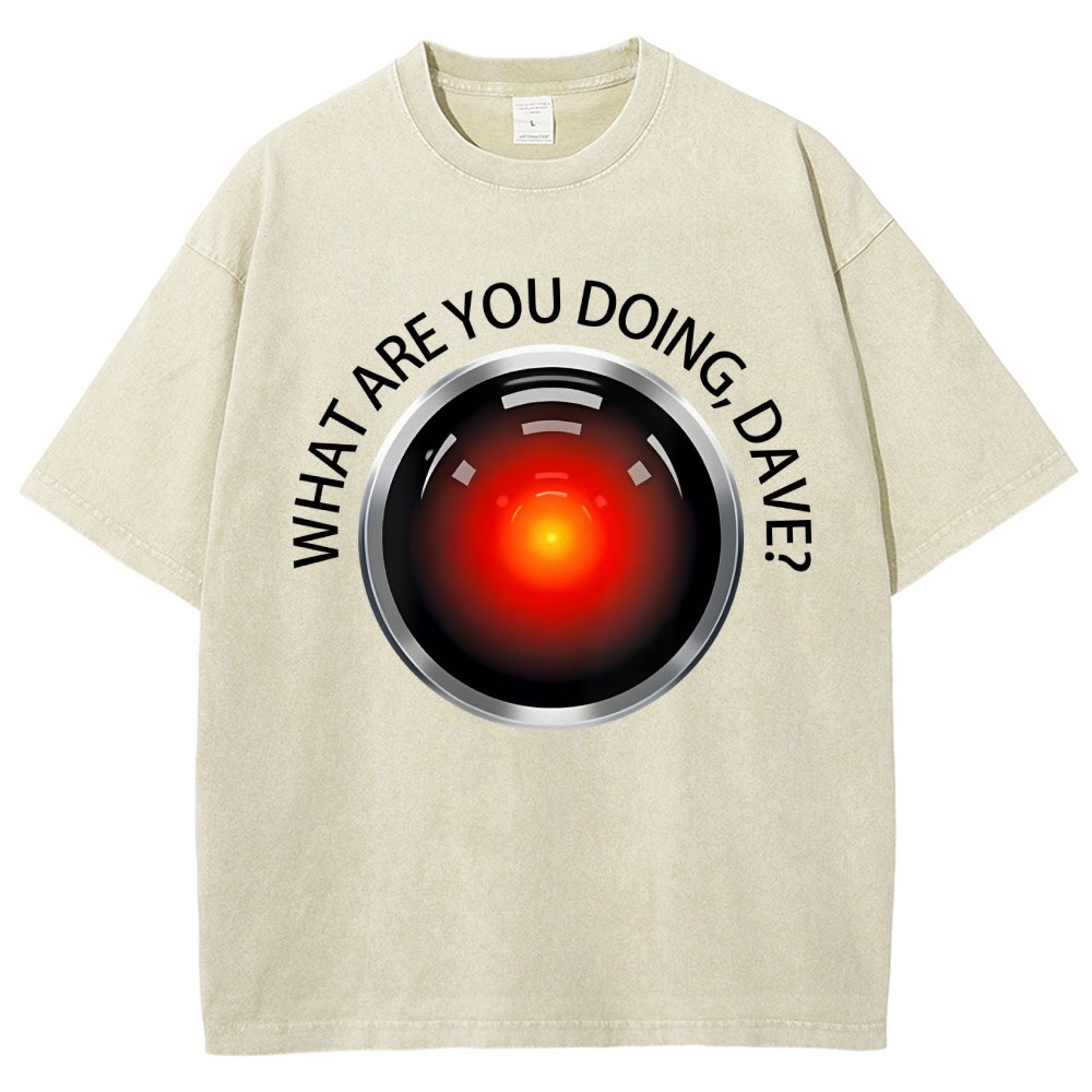 What Are You Doing Dave Vintage Distressed T-shirt