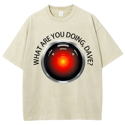 What Are You Doing Dave Vintage Distressed T-shirt