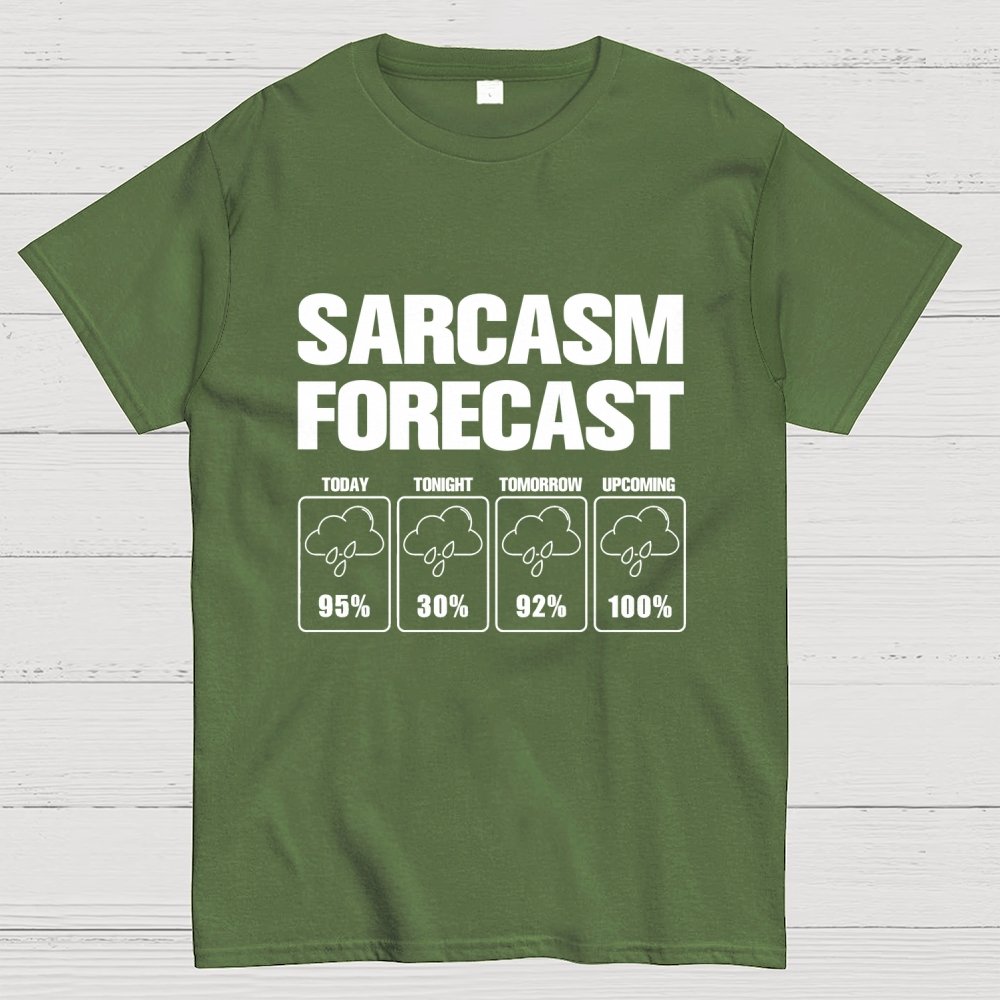 Sarcasm Forecast Geek T-Shirt