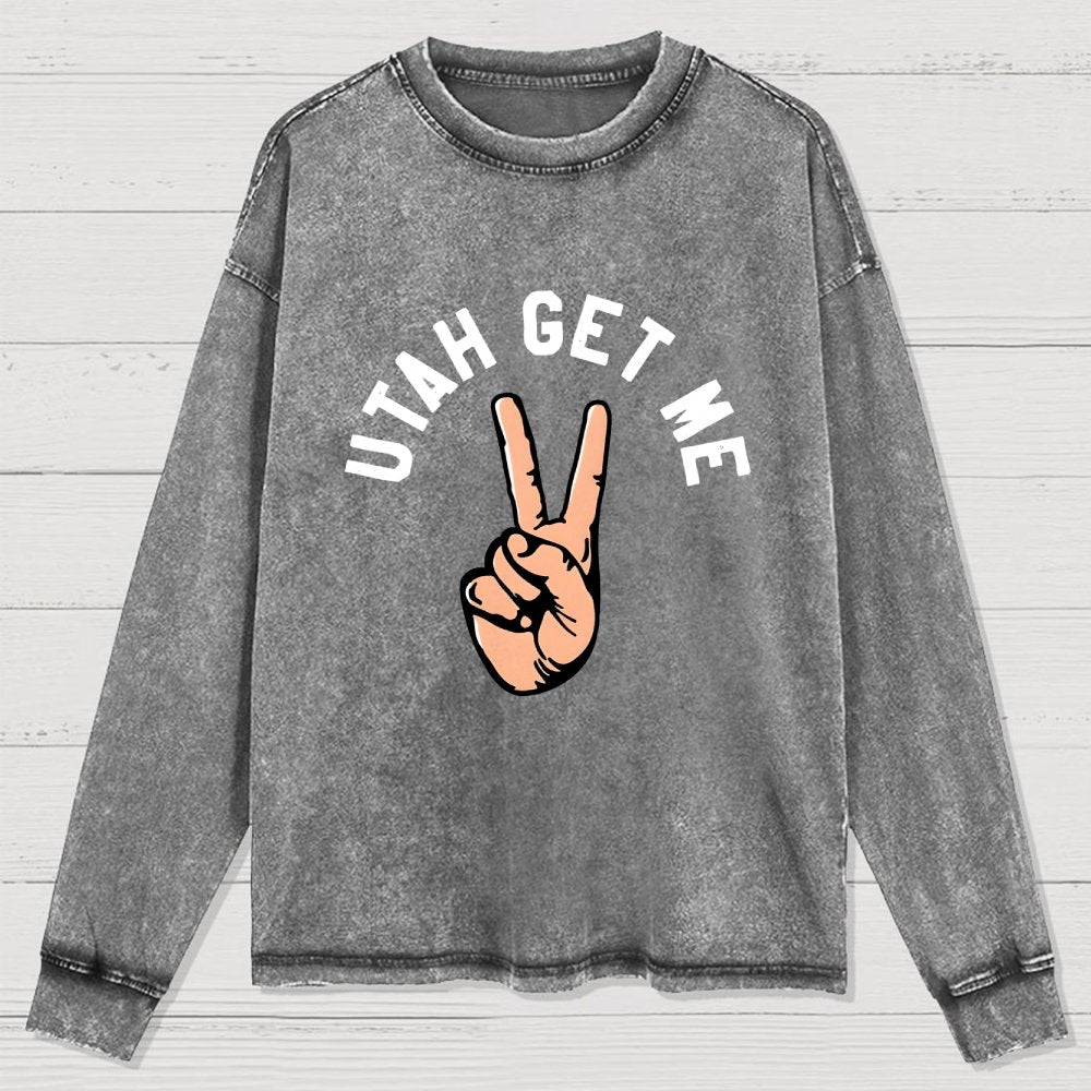 Utah Get Me Two Washed Long Sleeve Tee