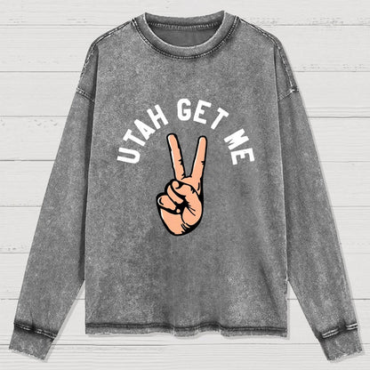 Utah Get Me Two Washed Long Sleeve Tee