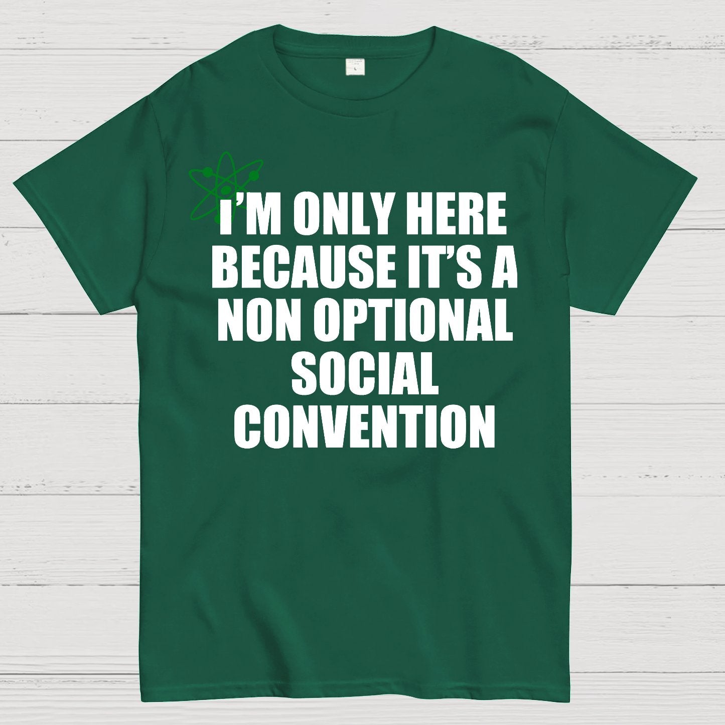 Non Optional Social Convention Geek T-Shirt