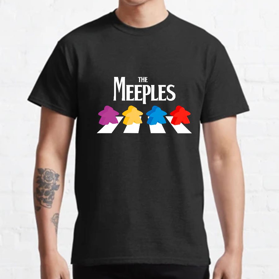 Board Gamer The Meeples Geeky T-Shirt