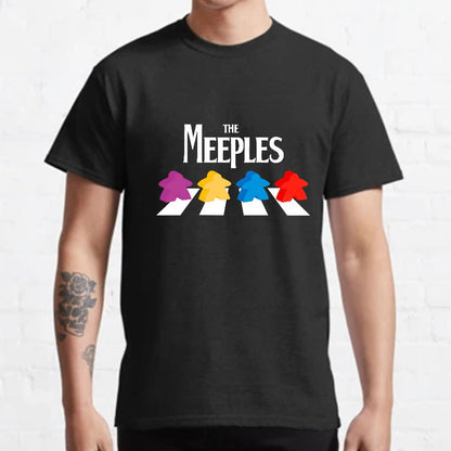 Board Gamer The Meeples Geeky T-Shirt