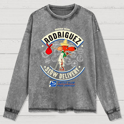 Slowpoke Delivery Service Washed Long Sleeve Tee