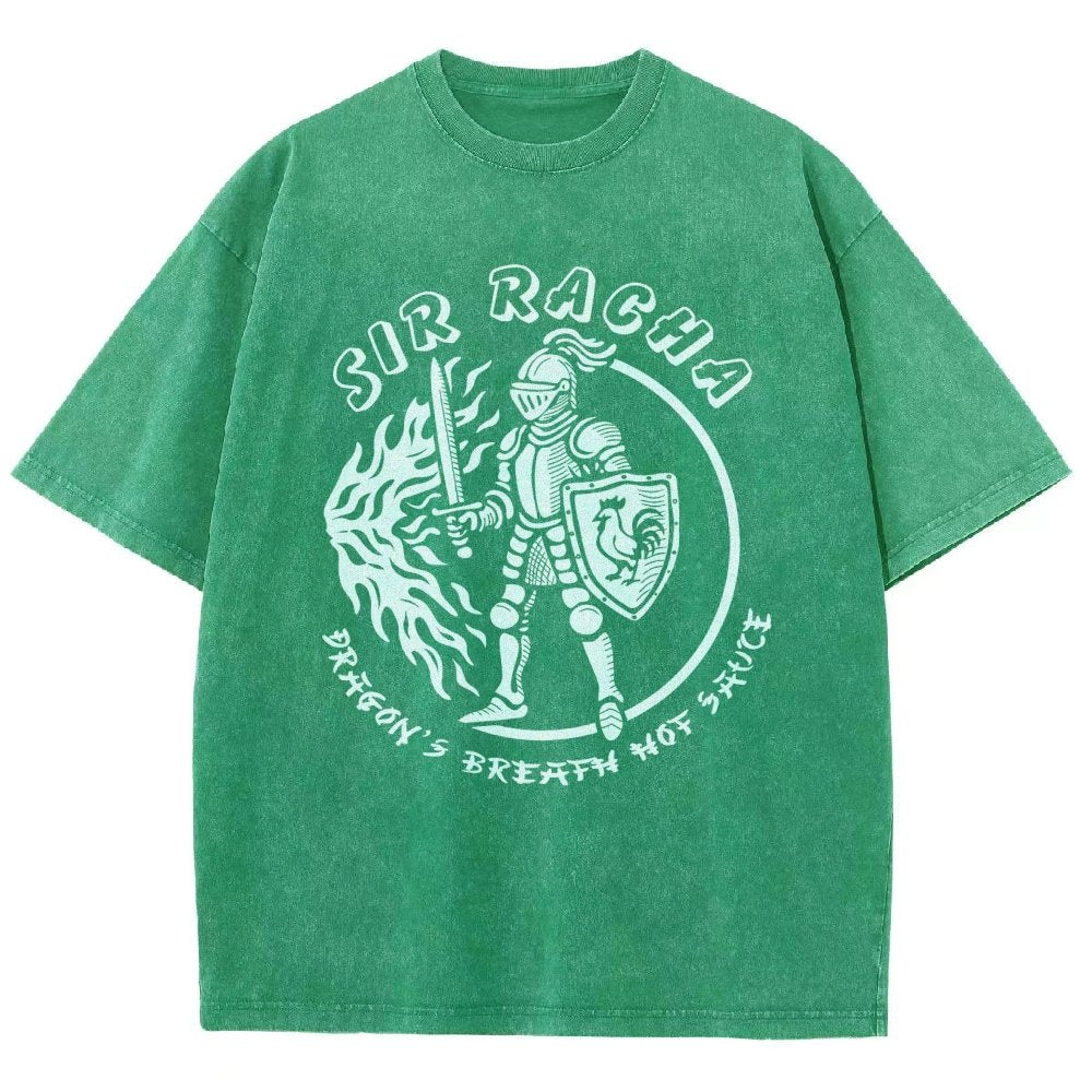 Sir Racha Dragon’s Breath Hot Sauce Vintage Distressed T-shirt