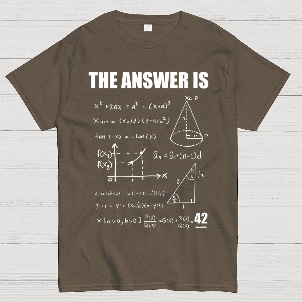 42 The Answer To Life The Universe Geek T-Shirt