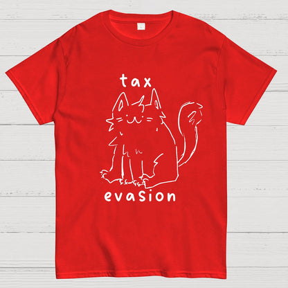 Tax Evasion Cat Geek T-Shirt
