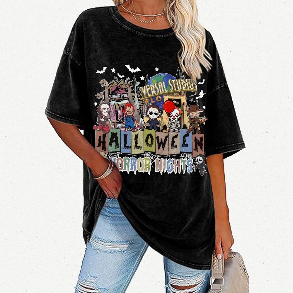 Halloween Horror Nights Vintage Distressed T-shirt