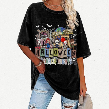 Halloween Horror Nights Vintage Distressed T-shirt