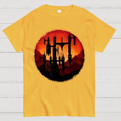 Castle Sunset Geek T-Shirt