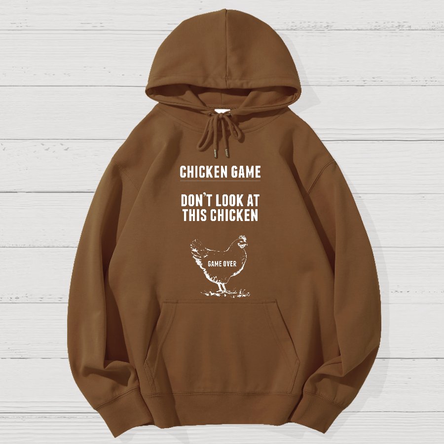 Chicken Game Nerd Geek Cotton Hoodie