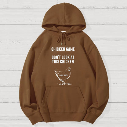 Chicken Game Nerd Geek Cotton Hoodie