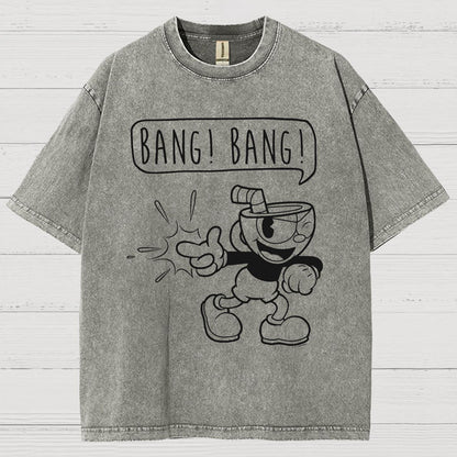 Bang! Bang! Vintage Distressed T-shirt