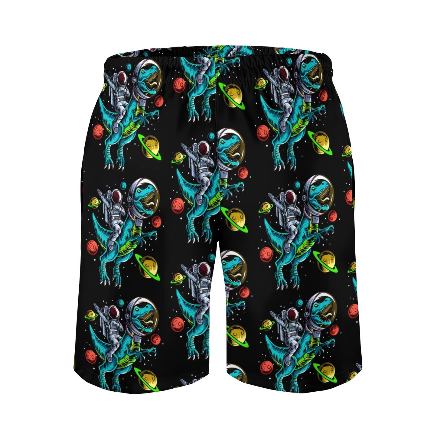 Funny Dinosaur Astronaut Geek Shorts