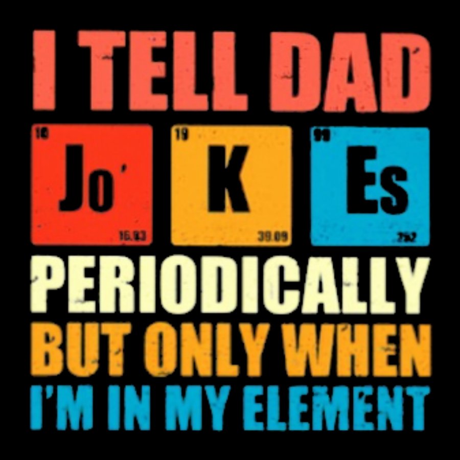 I Tell Dad Jokes Periodically But Only When I'm In My Element Funny Dad Geek Cotton Sweatshirt