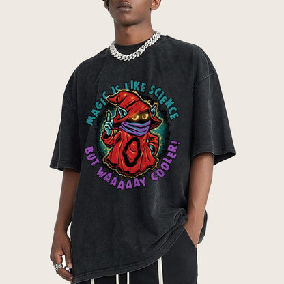 Magic Is Like Science Vintage Distressed T-shirt