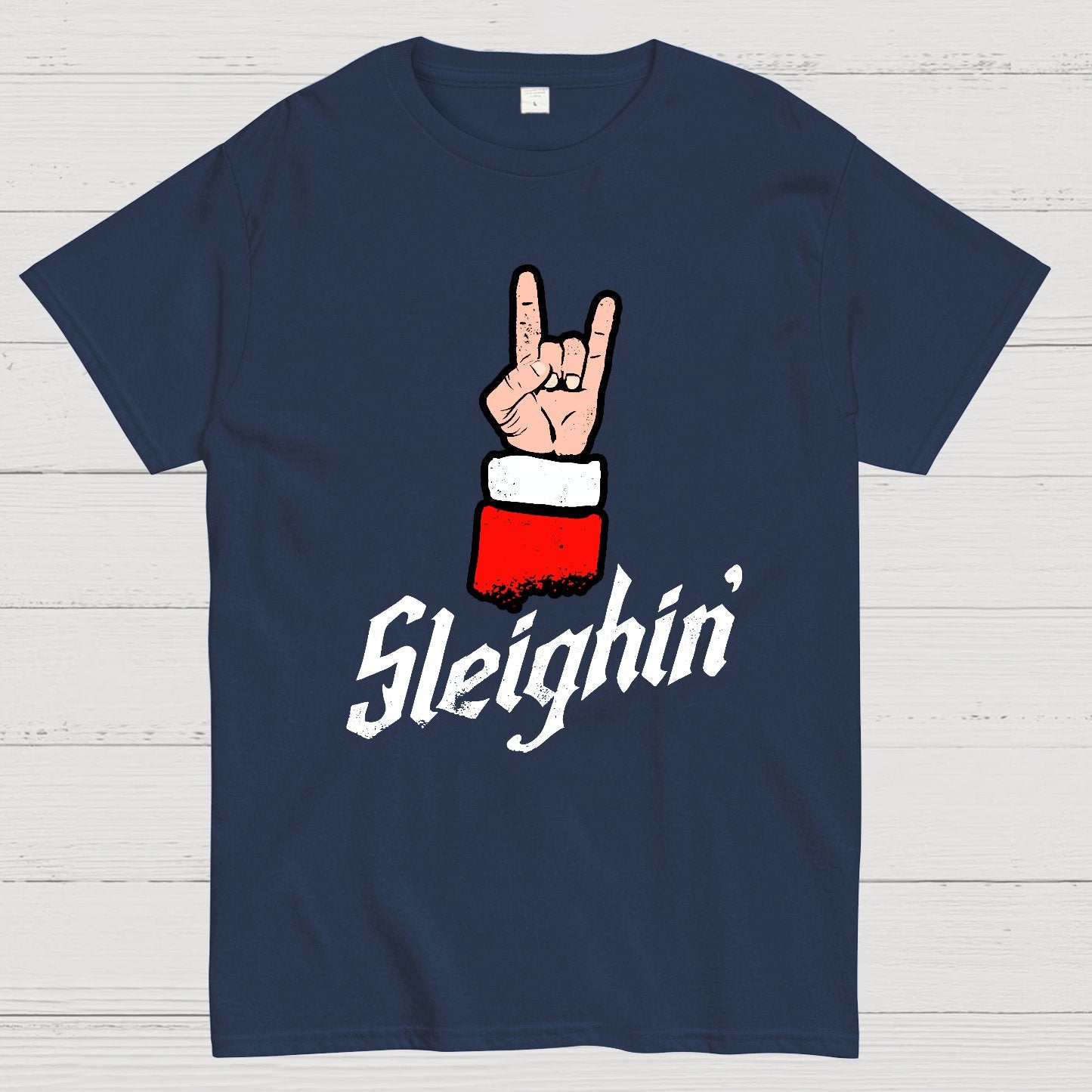 Sleighin' Christmas Geek T-Shirt