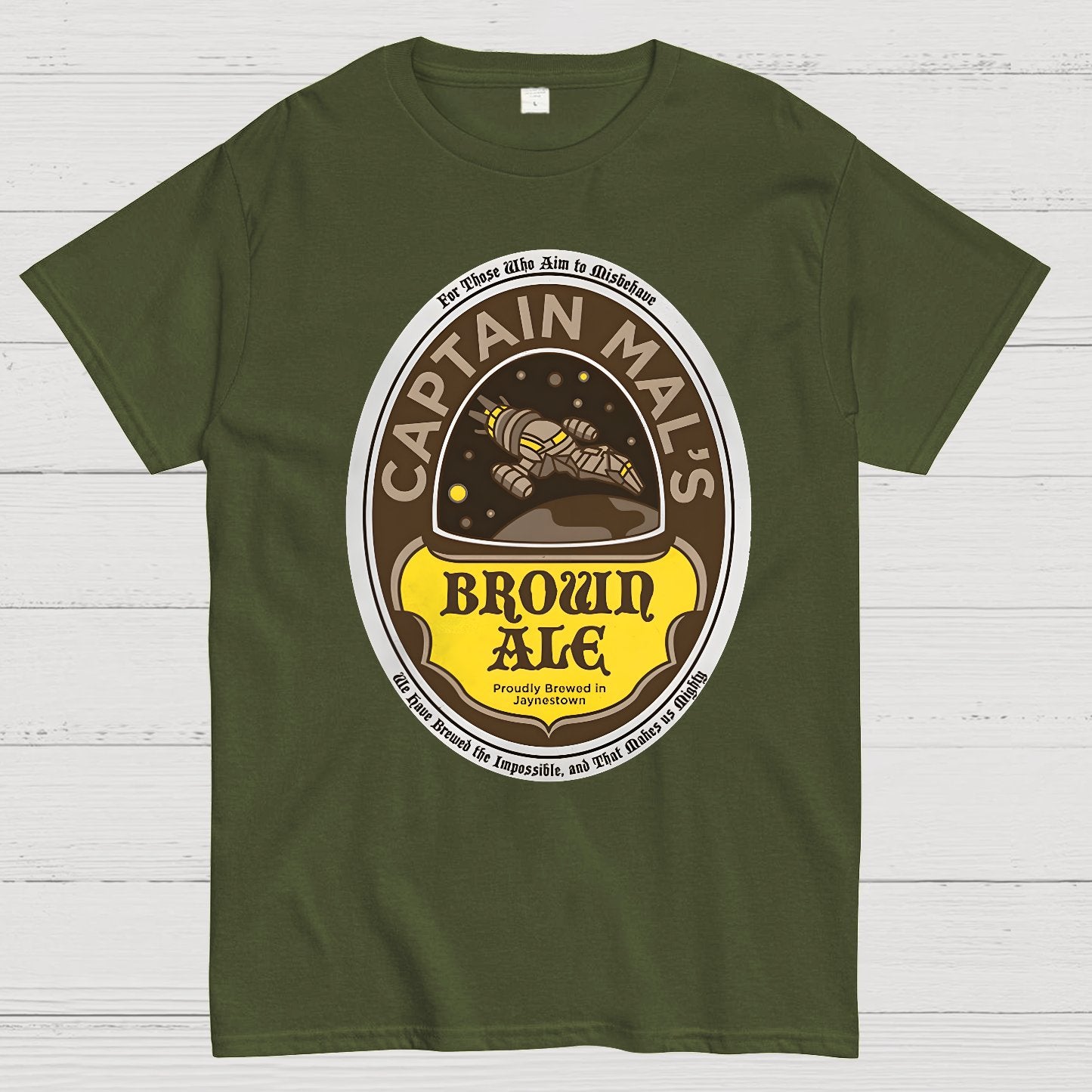 Captain's Brown Ale Geek T-Shirt
