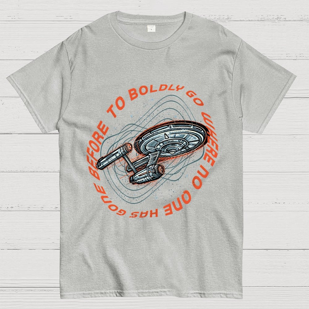 To Boldly Go Where No One Has Gone Before Geek T-Shirt