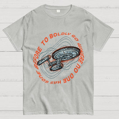 To Boldly Go Where No One Has Gone Before Geek T-Shirt