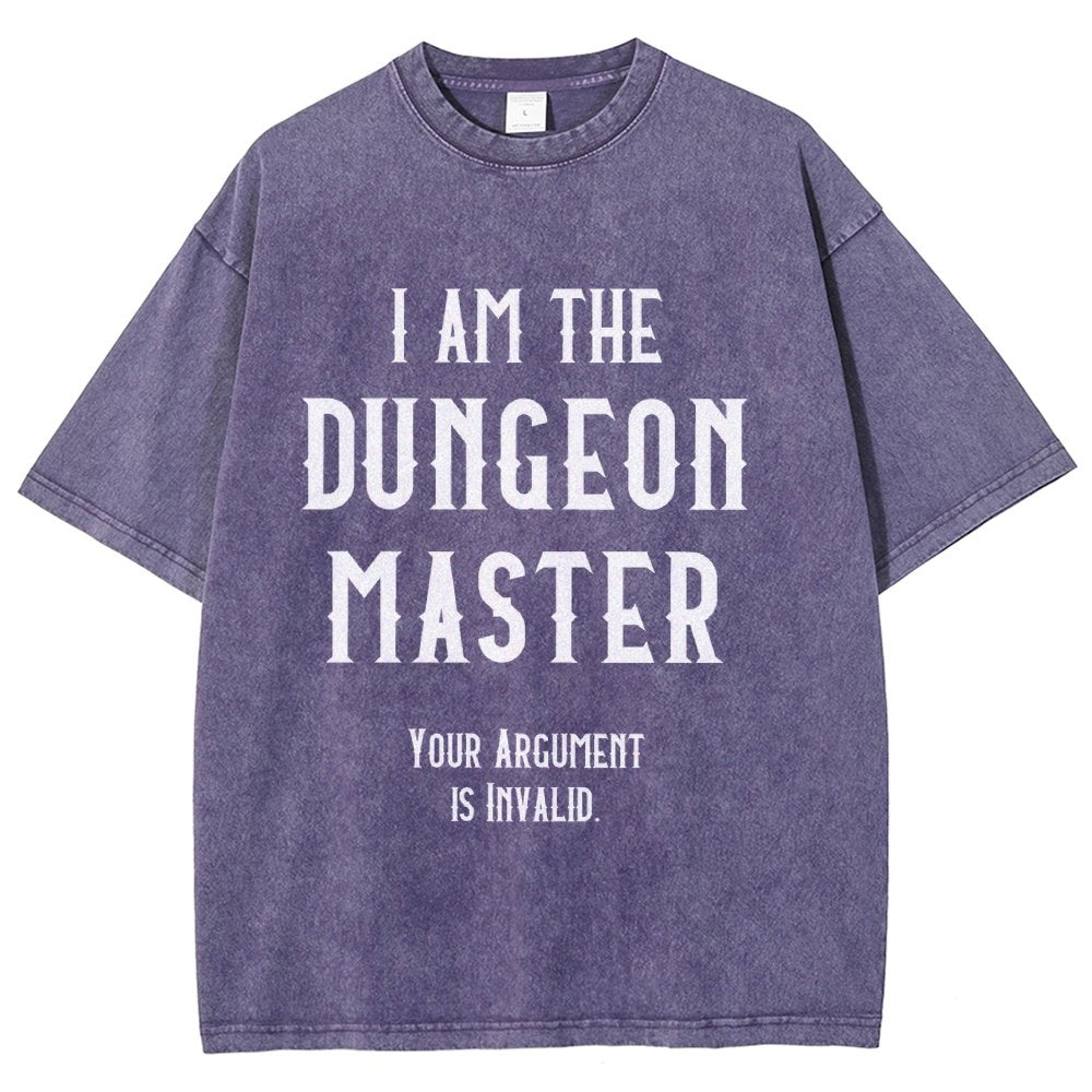 I am The Dungeon Master Nerd Vintage Distressed T-shirt