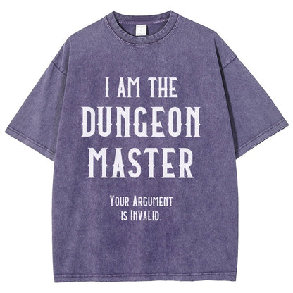 I am The Dungeon Master Nerd Vintage Distressed T-shirt