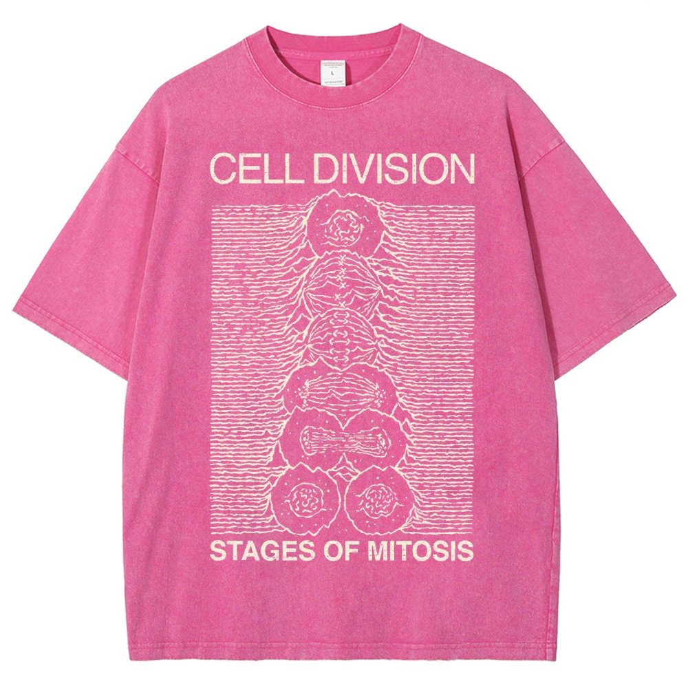 Cell Division- Stages of Mitosis Vintage Distressed T-shirt
