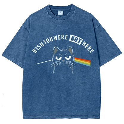 Wish You Were NOT Here Vintage Distressed T-shirt
