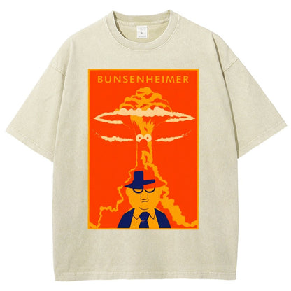 Bunsenheimer ！Vintage Distressed T-shirt