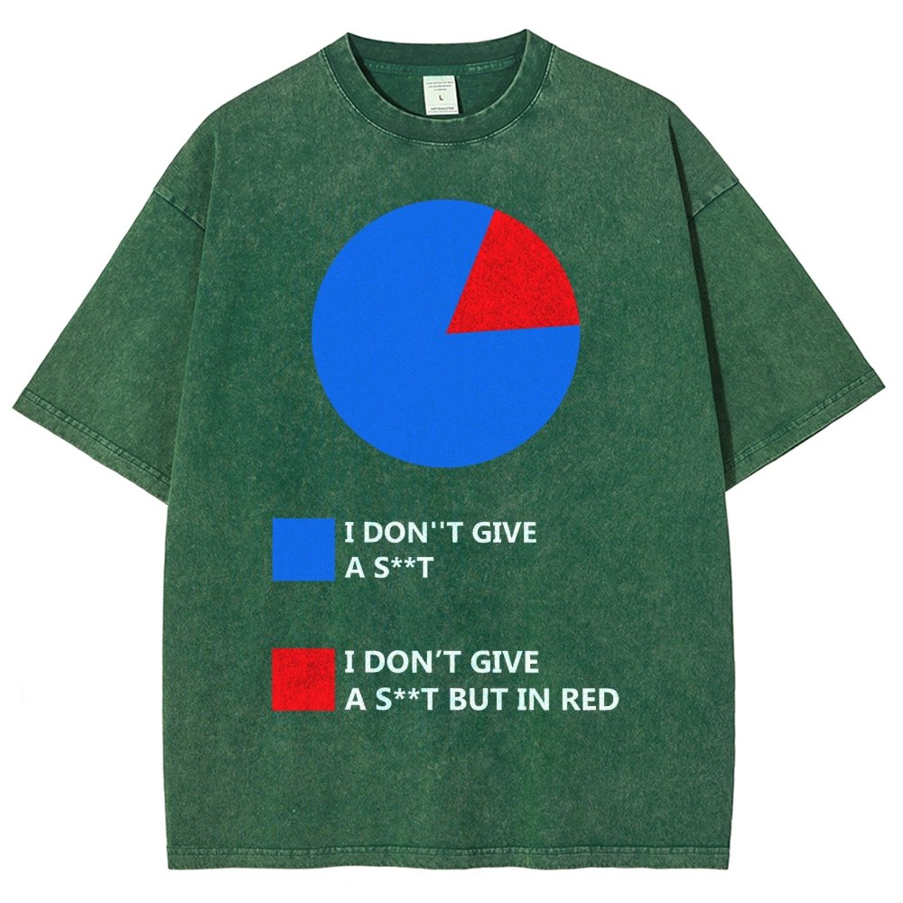 I Don't Give A S**t Vintage Distressed T-shirt