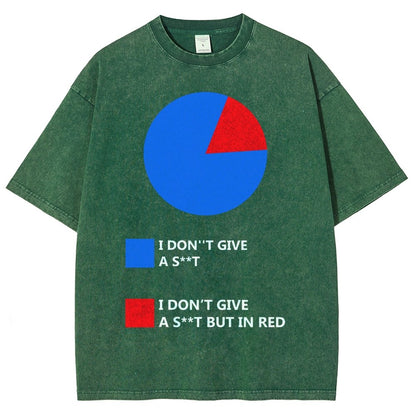 I Don't Give A S**t Vintage Distressed T-shirt
