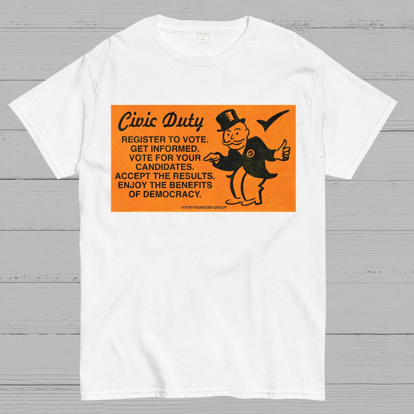 Civic Duty Card.Sarcasm Geek T-Shirt
