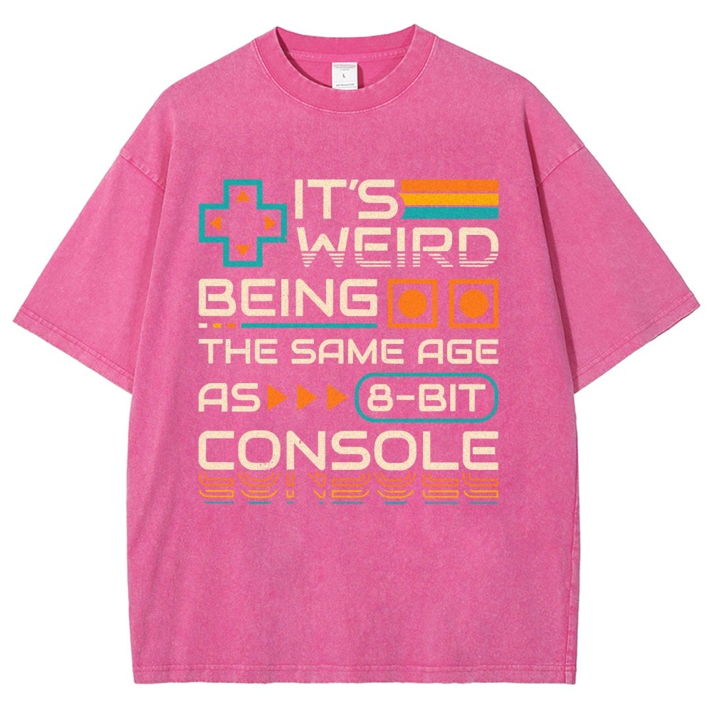 8-Bit Aged Vintage Distressed T-shirt
