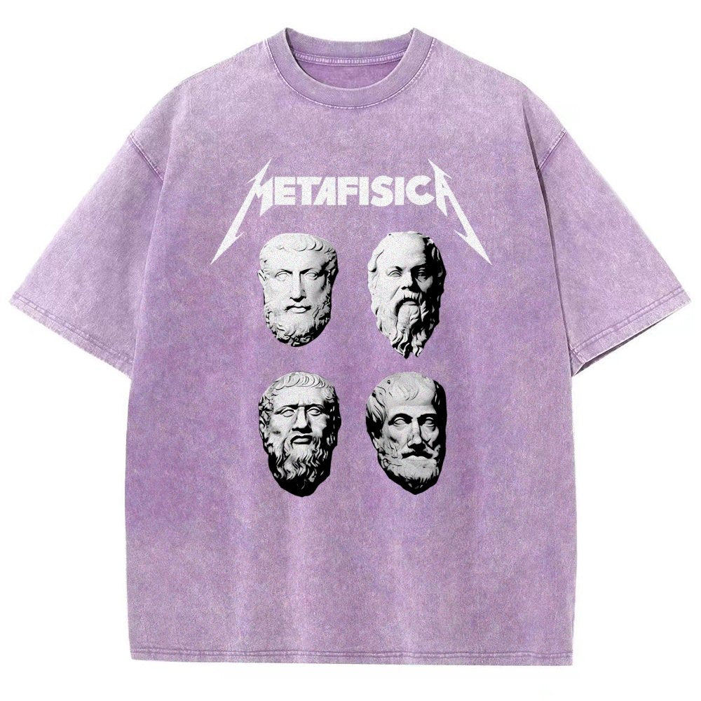 Metafisica Vintage Distressed T-shirt