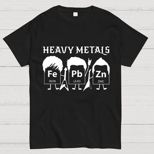 Saying Heavy Metals Rocks Chemistry Gift, Science Teacher Geek T-Shirt