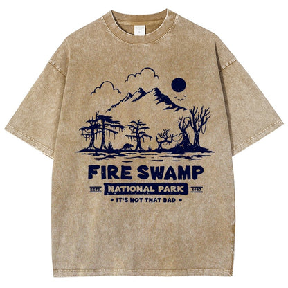 Flame Swamp National Park Vintage Distressed T-shirt