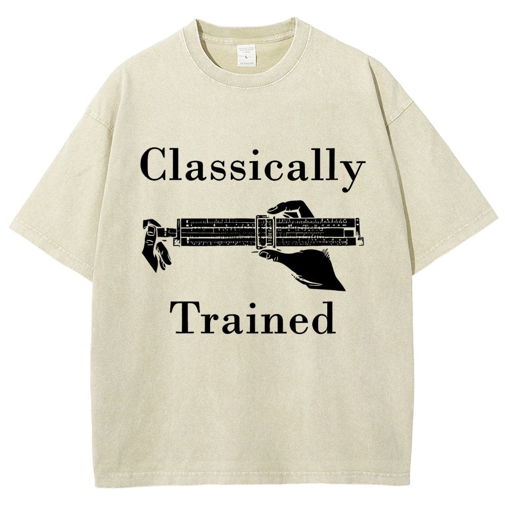 Slide Rule Classically Trained Vintage Distressed T-shirt