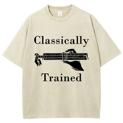 Slide Rule Classically Trained Vintage Distressed T-shirt