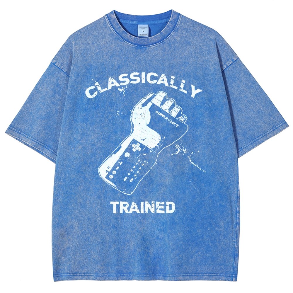 Classically Trained Gamer Vintage Distressed T-shirt