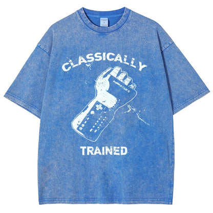 Classically Trained Gamer Vintage Distressed T-shirt