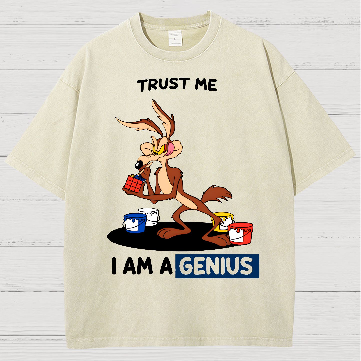 Trust Me I'm A Genius Vintage Distressed T-shirt