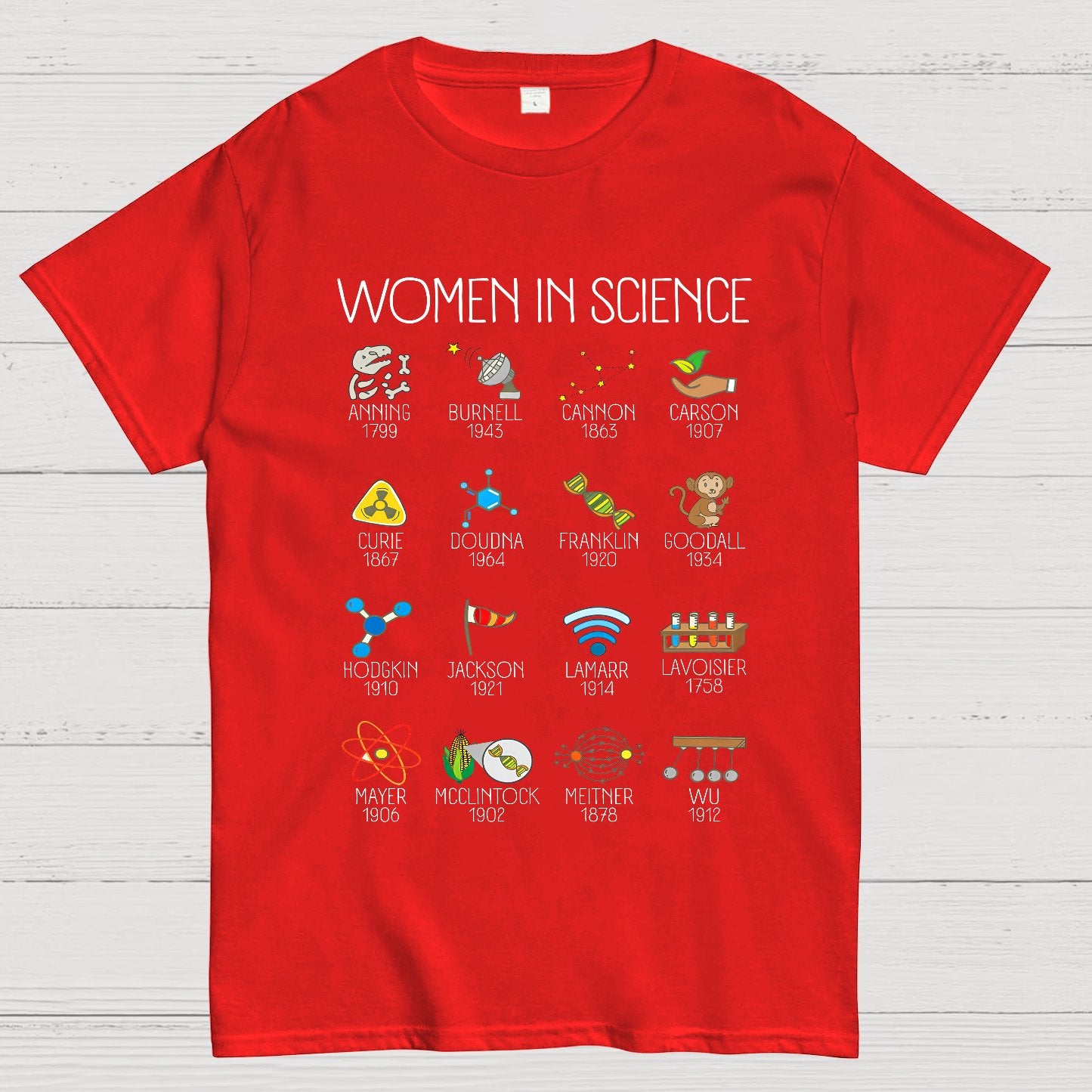 Women in Science Geek T-Shirt
