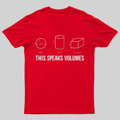 This Speaks Volumes Geeky T-Shirt