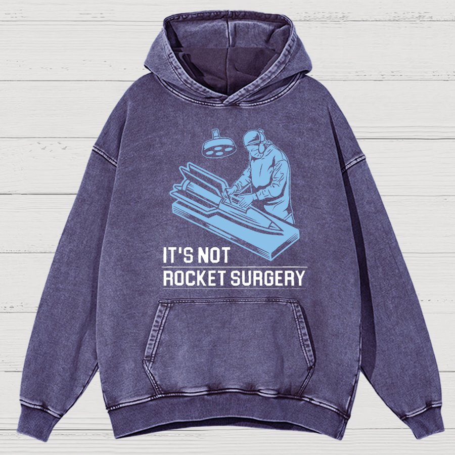Rocket Surgery Vintage Distressed Hoodie