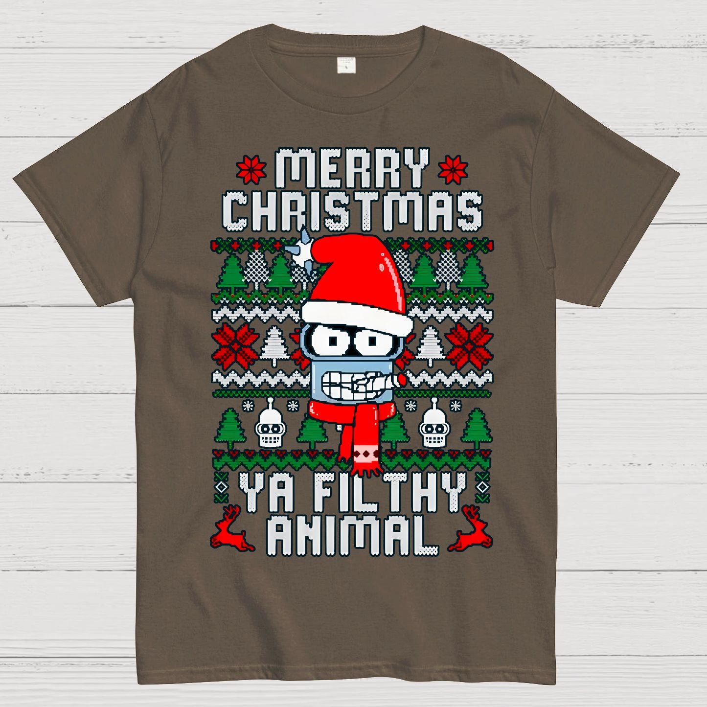 Merry Christmas Ya Filthy Animal Geek T-Shirt