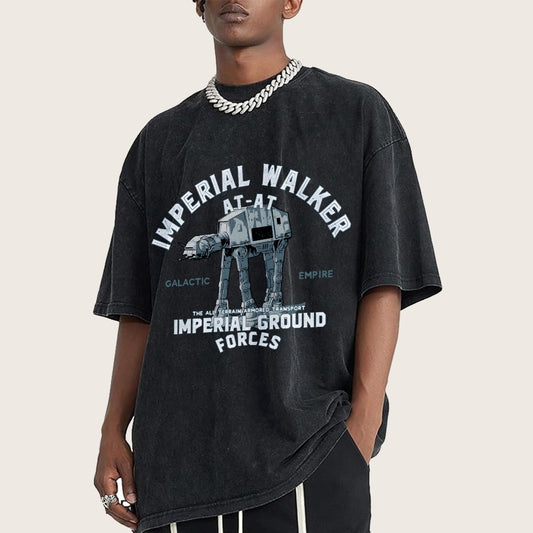Ground Forces Vintage Distressed T-shirt