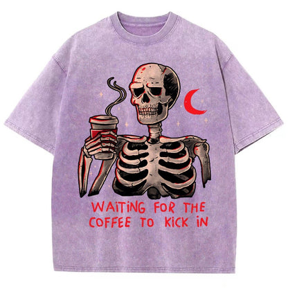 Coffee Keeps Me Alive Vintage Distressed T-shirt