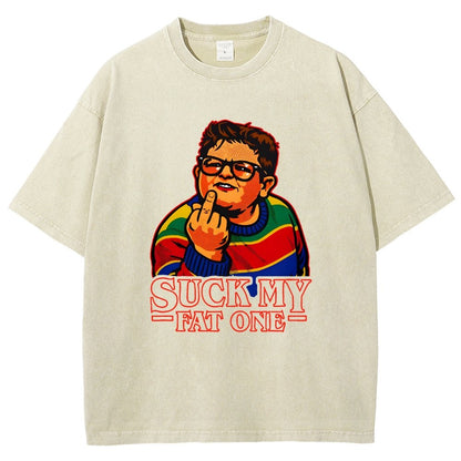 Suck My Fat One Vintage Distressed T-shirt